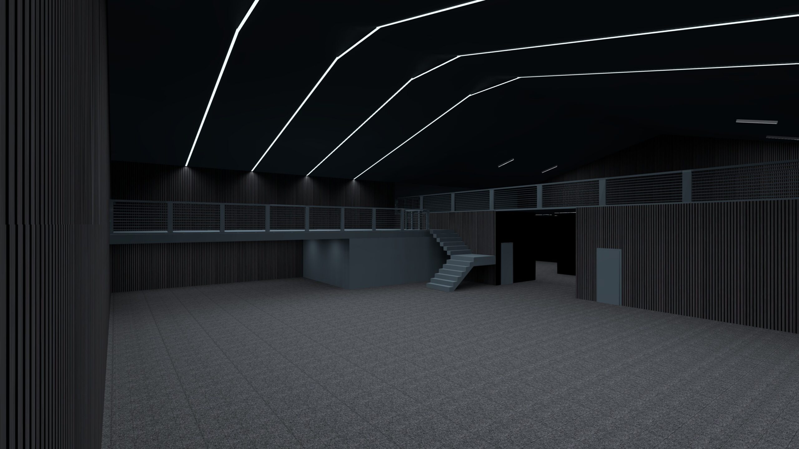linear vaulted design